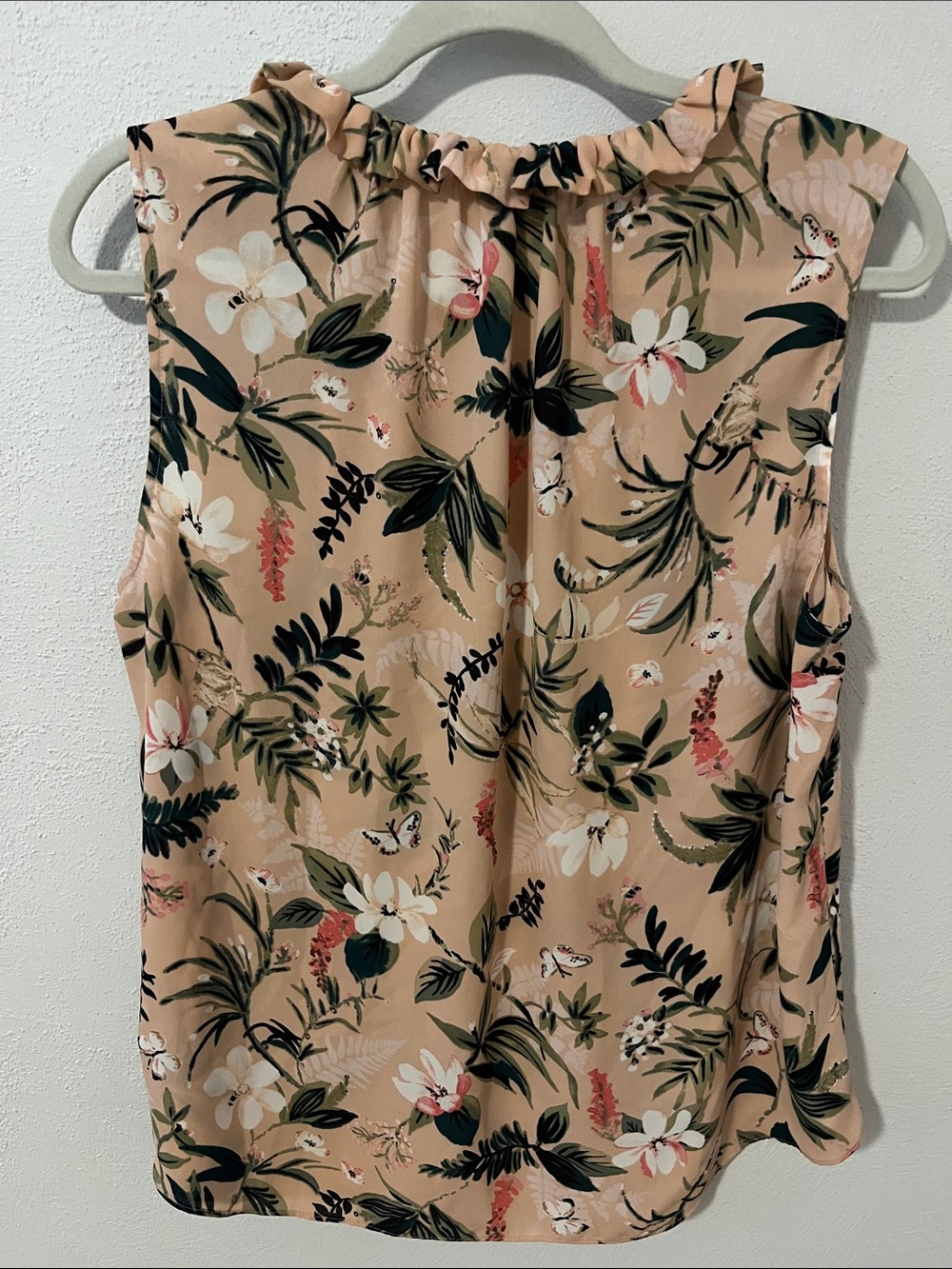 Kate Spade Swamped Botanical Ruffle Shell - Picture 5 of 10